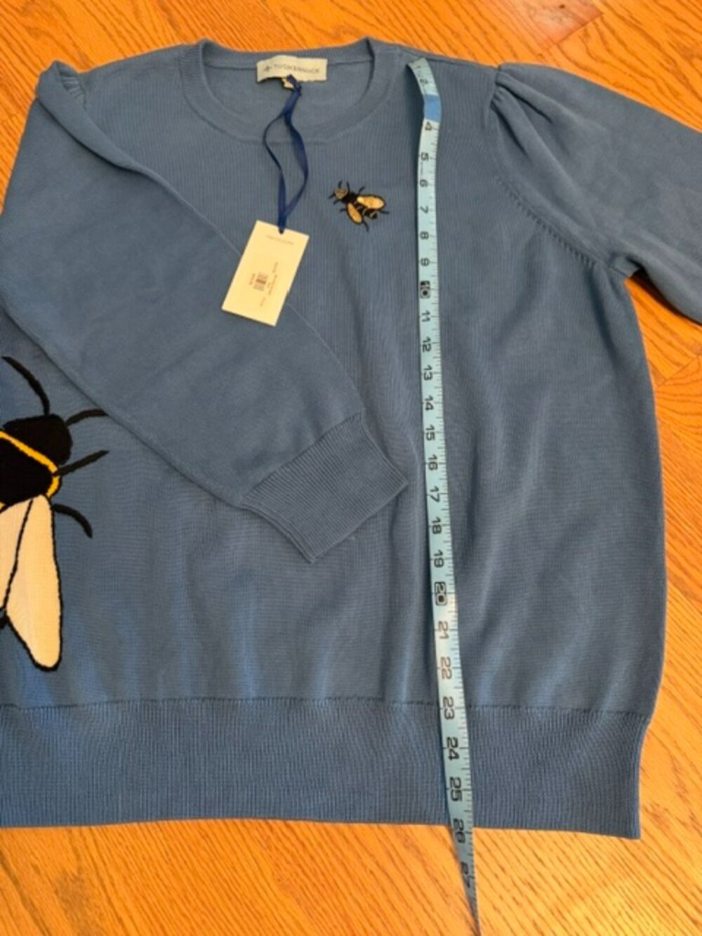 Tuckernuck Blue Bee Sweater – Size M (NWT)